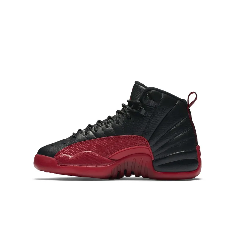 Jordan 12 Retro Flu Game 2016 (GS) Black/Varsity Red (153265-002)