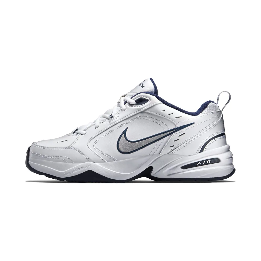 Nike Air Monarch IV White Navy White/Metallic Silver (415445-102)