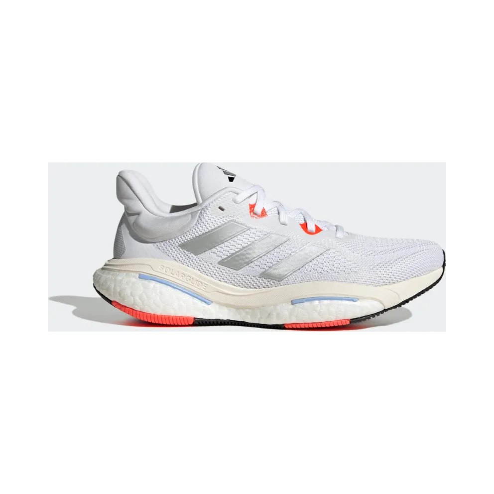adidas SOLARGLIDE 6 Cloud White / Silver Metallic / Solar Red (HP7680)