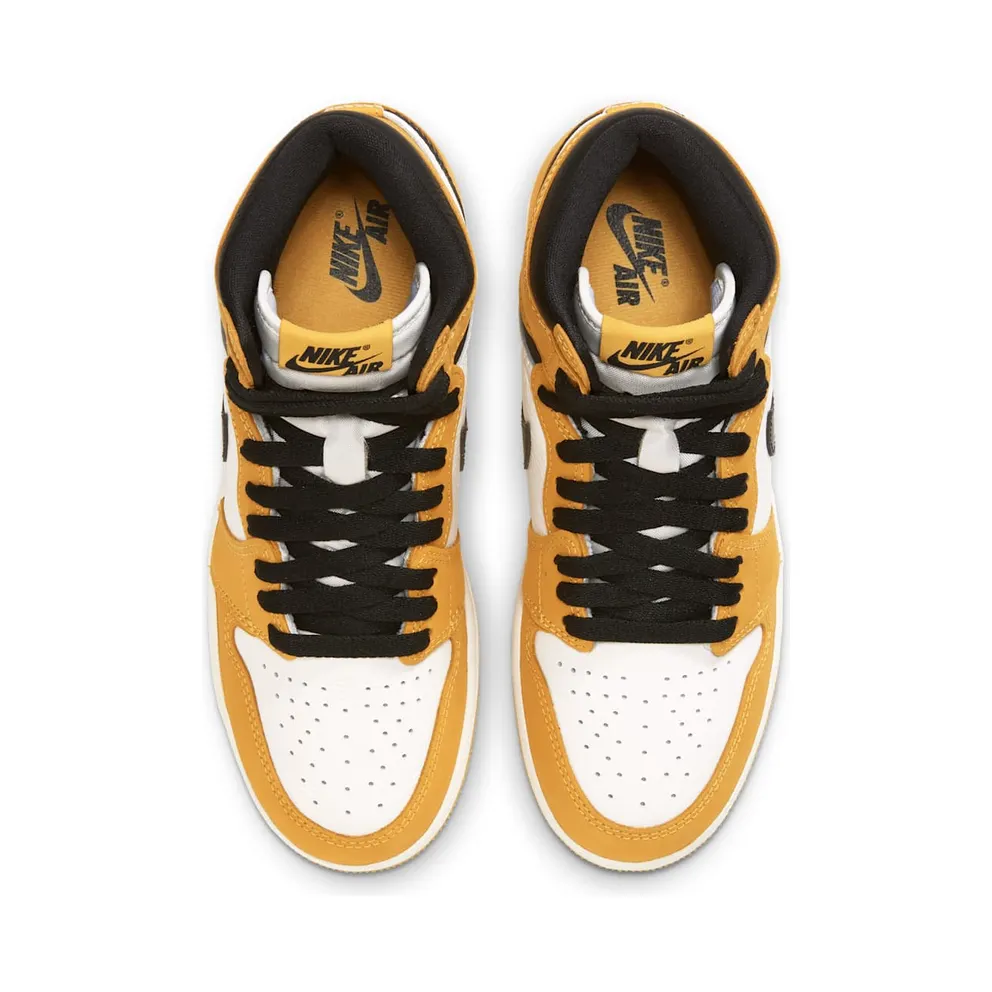 Air Jordan 1 Retro High OG GS “Yellow Ochre / Black” (FD1437-701)