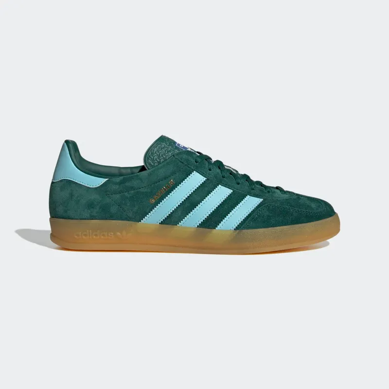Adidas Gazelle Indoor Collegiate Green / Hazy Sky / Victory Gold (IG9979)
