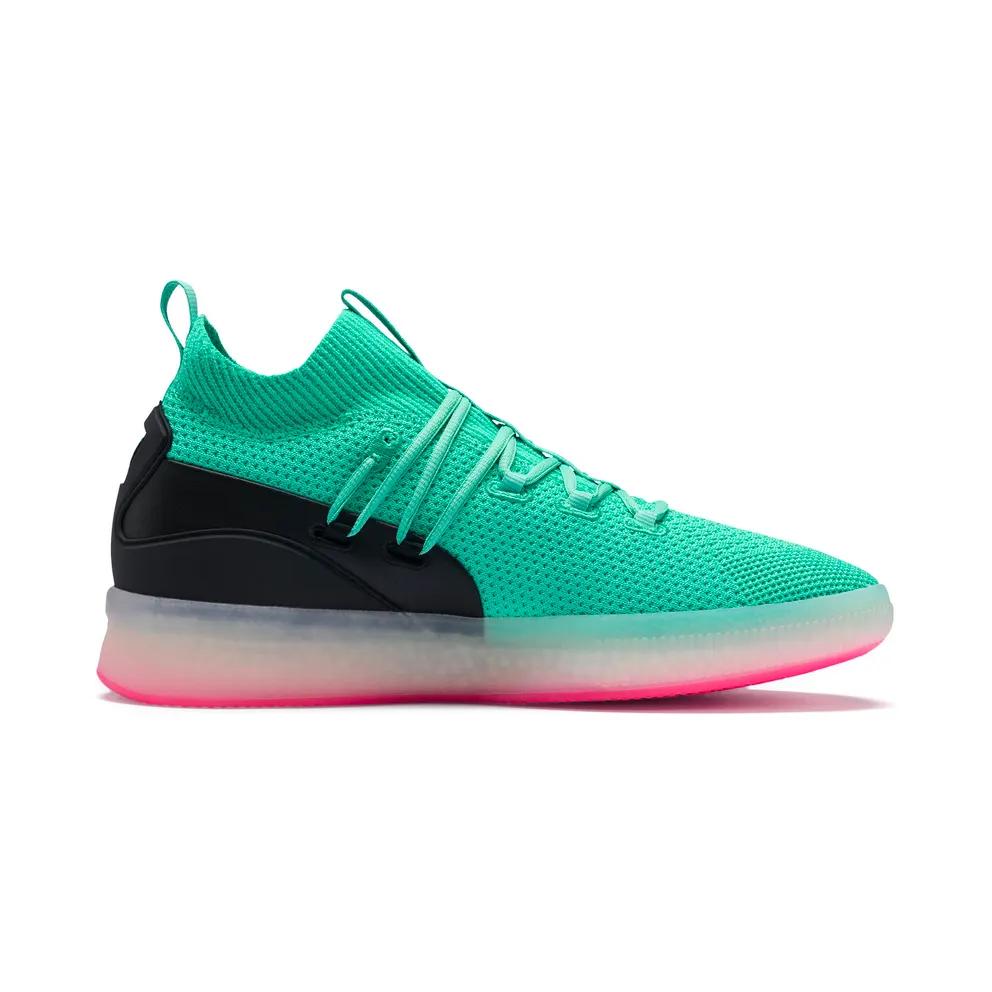Puma Clyde Court Disrupt South Beach Biscay Green/Pink-Puma Black (191715-01)