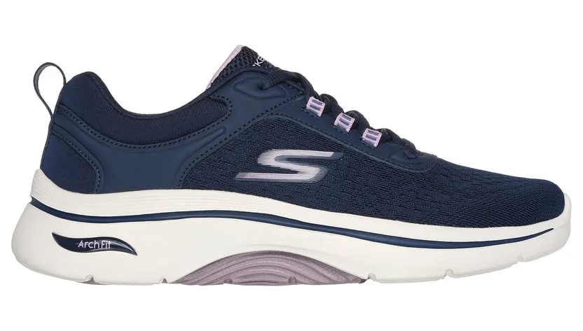 Skechers GO WALK Arch Fit 2.0 – Balin Sneaker Marine/Lavendel