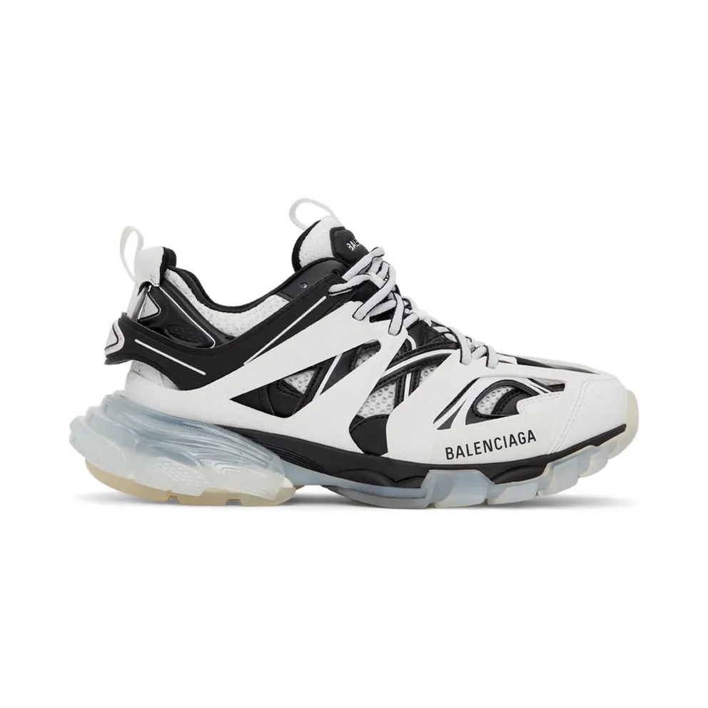 Balenciaga Black & White Track Sneakers (647742-W3BZ2-9010)