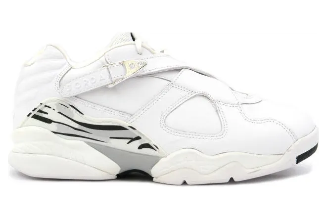 Jordan 8 Retro Low White Metallic Silver