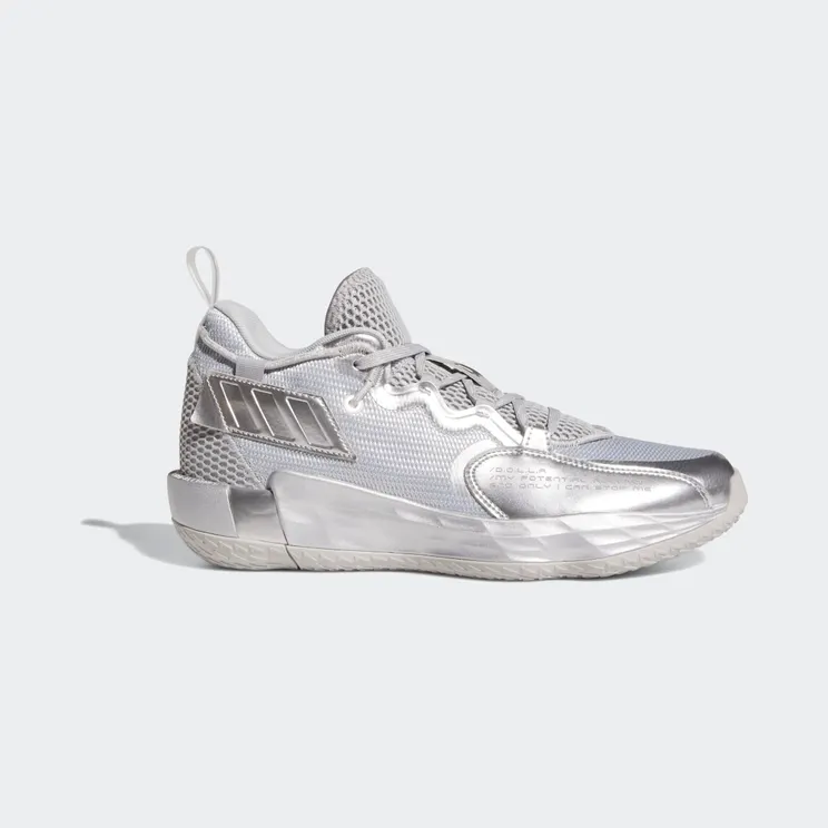 adidas Dame 7 EXTPLY Grey Two / Silver Metallic / Cloud White (FZ0172)
