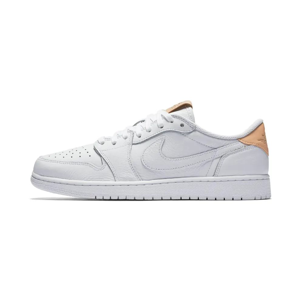 Jordan 1 Retro Low OG White Vachetta White/Vachetta Tan-White (905136-100)