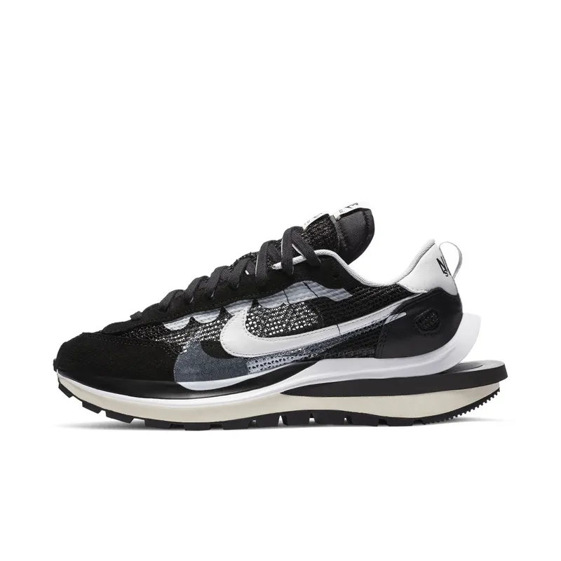 Nike Vaporwaffle sacai Black White Black/Summit White-Pure Platinum (CV1363-001)