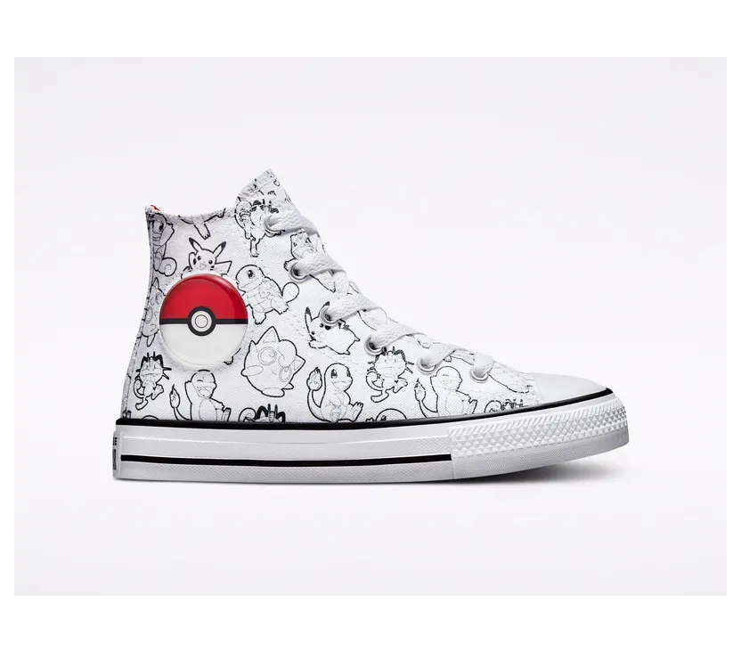 Converse Converse x Pokémon Poké Ball Chuck Taylor All Star Wit/zwart/university Red (A01230C)