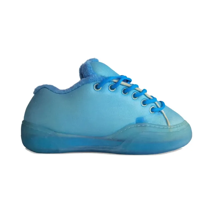 Erl Skate met imitatiebont afwerking “Blue” (ERL11SH04)