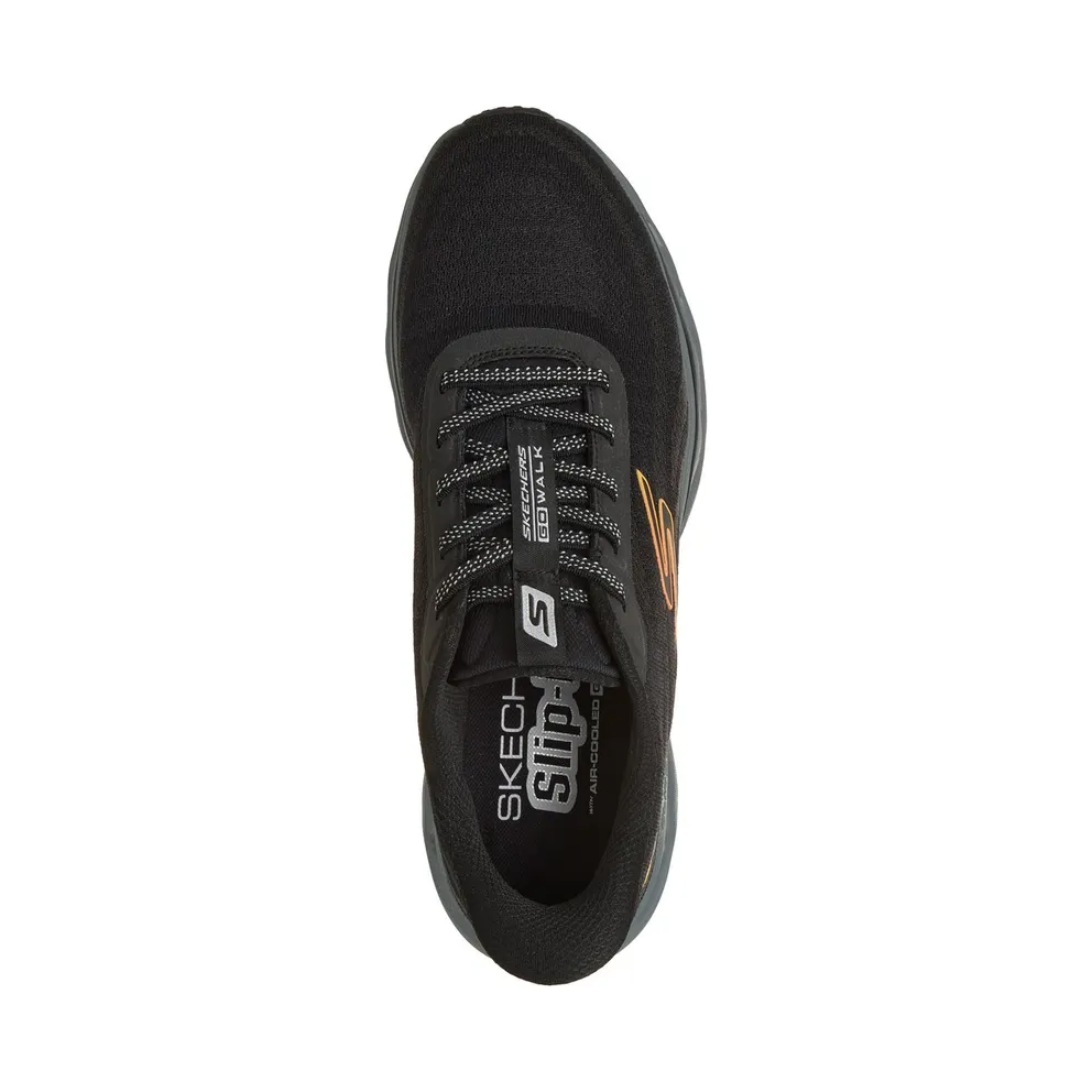 Skechers Slip-ins: GO Walk Glide-Step 2.0 “Jab Sneaker Black / Orange” (217026BKOR)