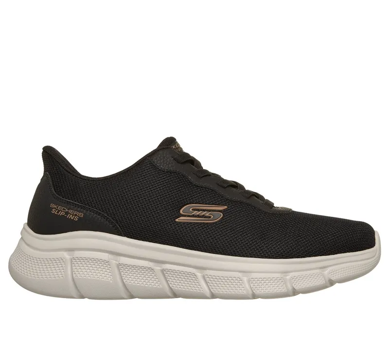 Skechers Slip-ins: Bobs Sport B Flex “Glacial Edge Sneaker Black” (118113BLK)