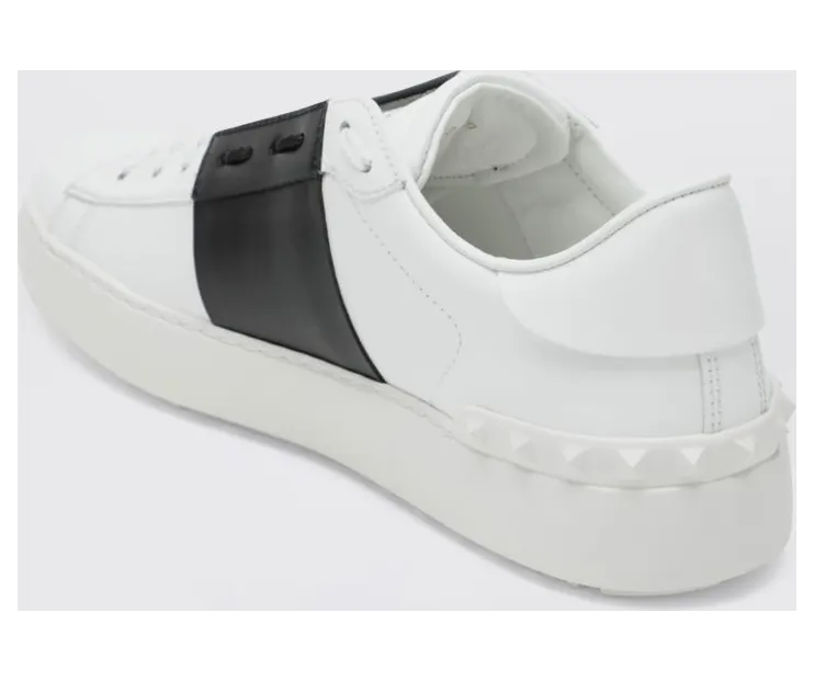 Valentino garavani Open Leather Sneakers White 1 (8W2S0781BLUA01) (2)