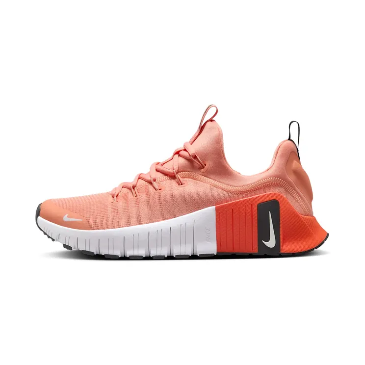 Nike Free Metcon 6 “Apricot Agate / Turf Orange / Black / White” (FJ7126-803)