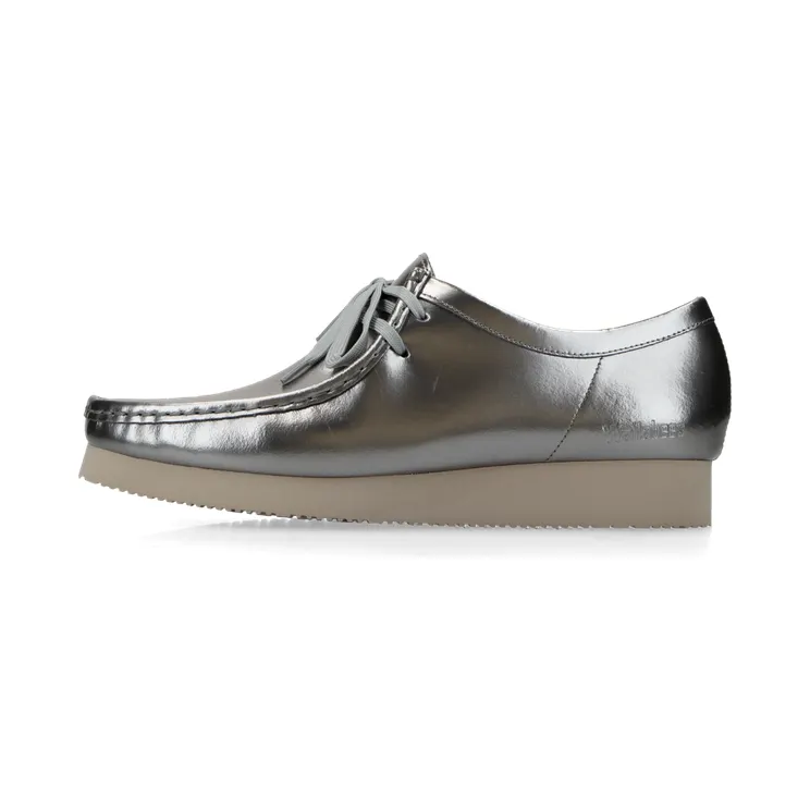 Clarks Originals Wallabee 2604 Silver Patent