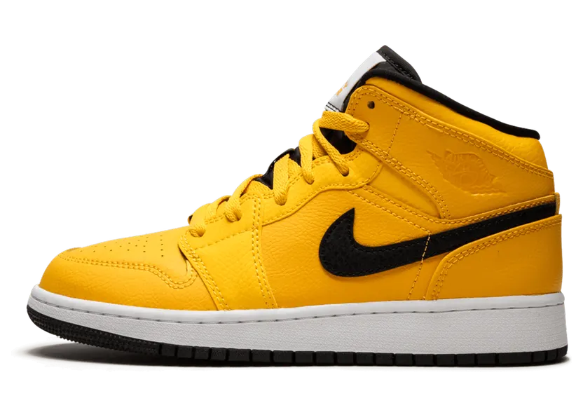 Air Jordan 1 Mid GS University Gold (554725-700)