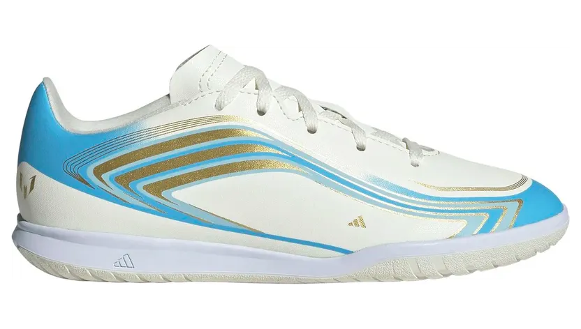 Adidas F50 Messi Club IN Kinder Hallenschuhe, braun, Größe 37 ⅓ (KK1379)