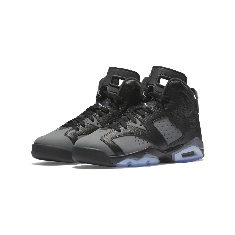 Jordan 6 Retro Cool Grey (GS) Black/Cool Grey-White (384665-010)