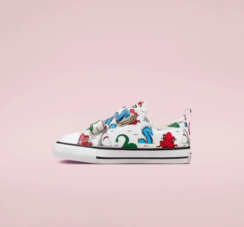 Converse Chuck Taylor All Star Easy-On Sea Monsters White/multi/Black (A01621C)