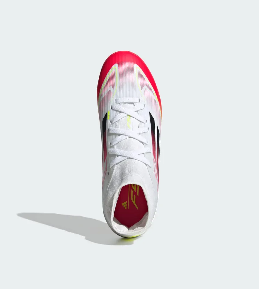 adidas F50 League FG/MG Cloud White Core Black Solar Yellow (JP7263)