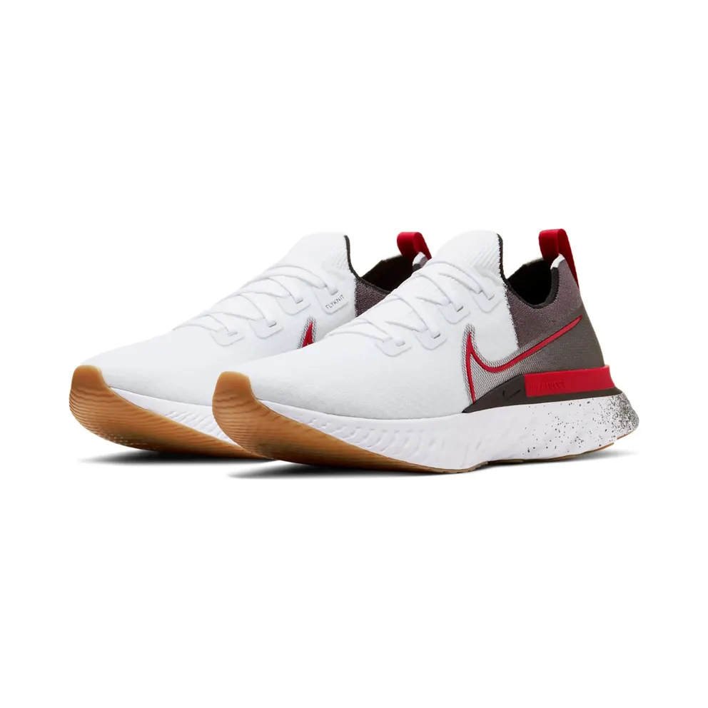 Nike React Infinity Run Flyknit White Light Brown White/Black/Gum Light Brown (CW5245-100)