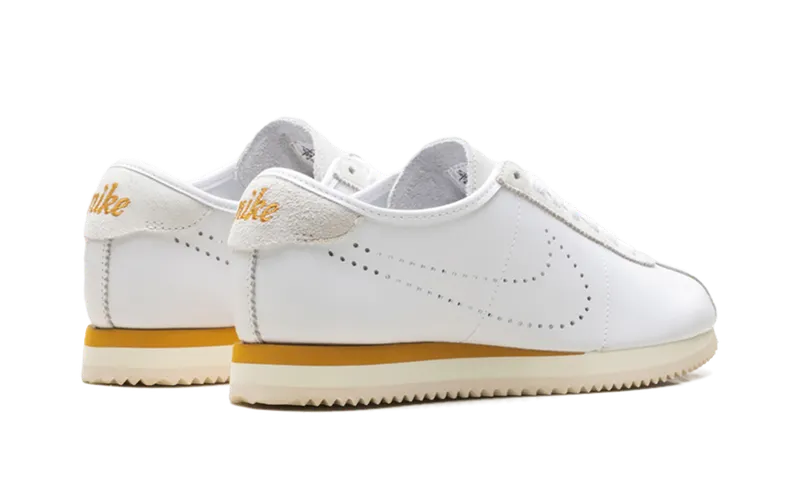 Nike Cortez “White Bronze Perforated Swoosh” (HQ1841-100)