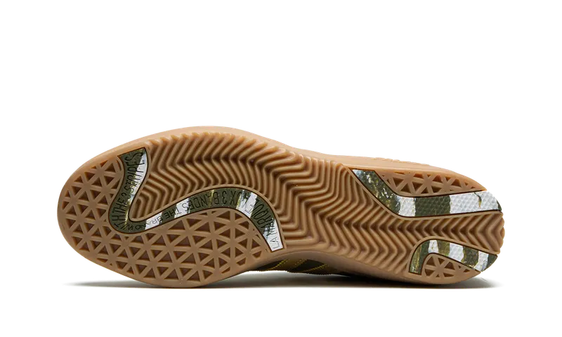 Adidas Puig Samba “Palace – Olive Gold” (HQ6100)