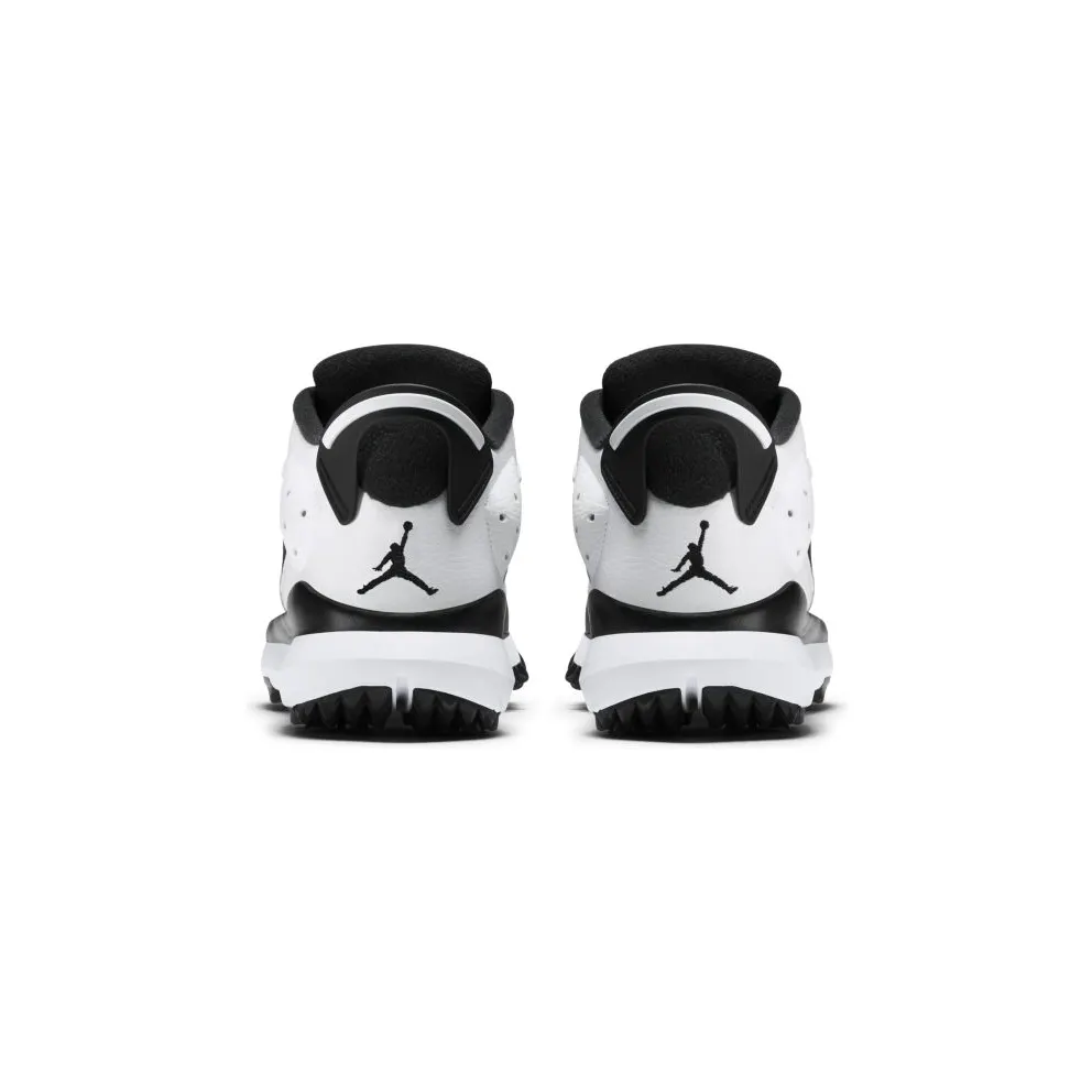 Jordan 6 Retro Golf Cleat Oreo White/Black-Black (800657-110)