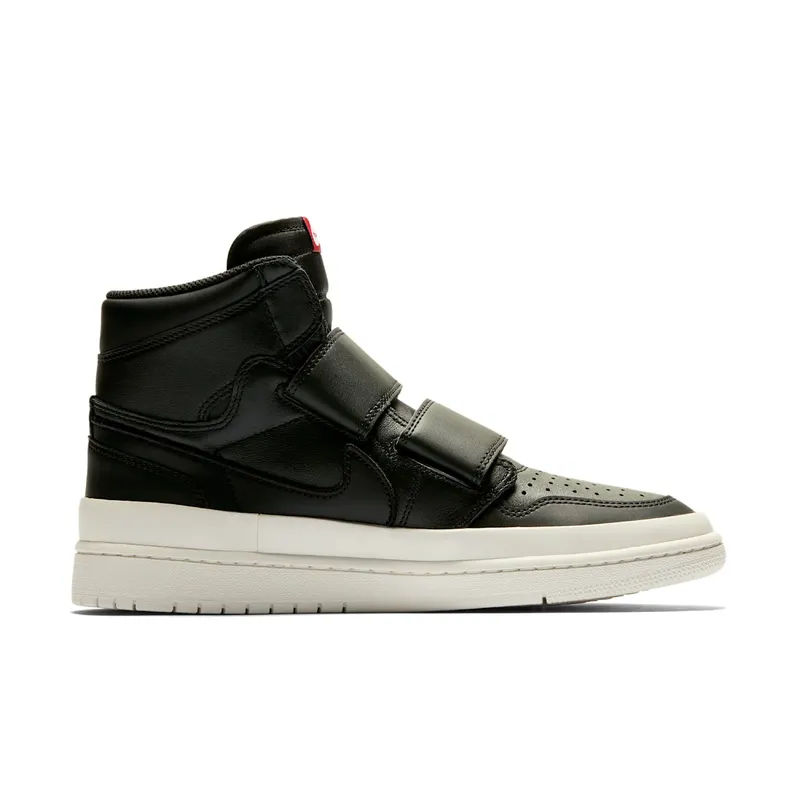 Jordan 1 Retro High Double Strap Black Sail Black/Gym Red-Sail-Gym Red (AQ7924-001)
