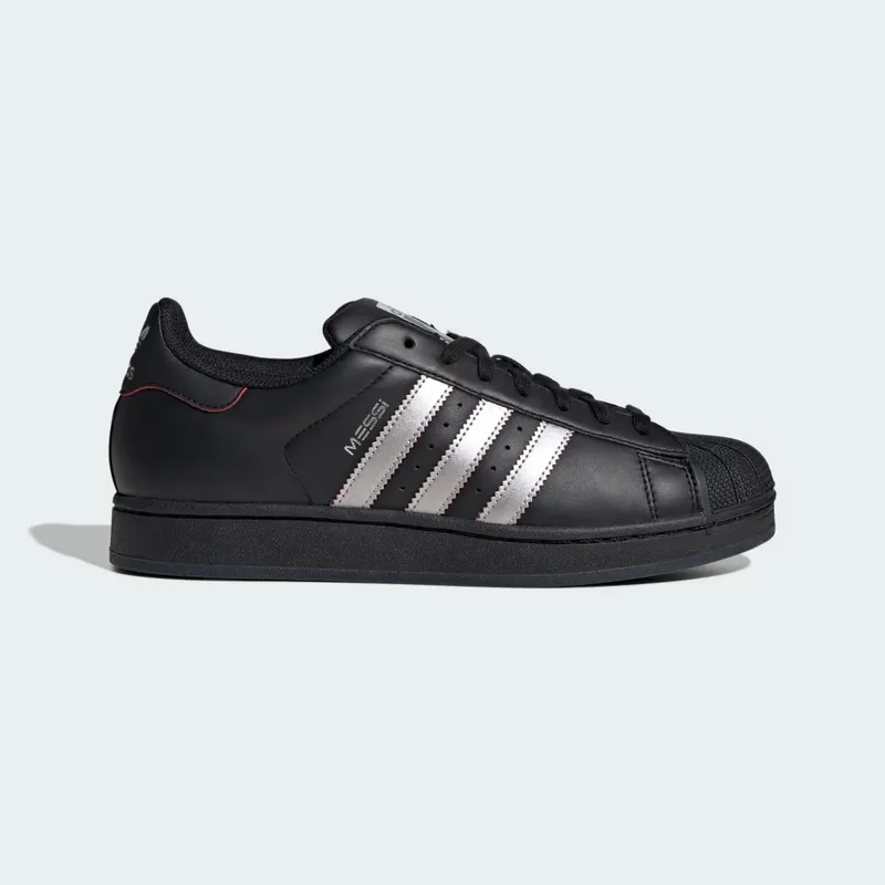 Adidas SUPERSTAR MESSI Core Black / Silver Metallic / Pure Ruby (KH5336)