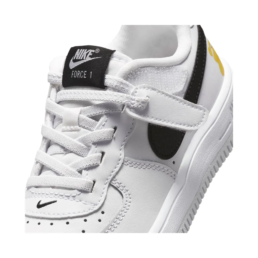 Nike Force 1 Low EasyOn PS “White Black Yellow Bear” (IR3985-121)
