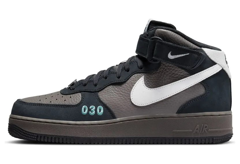 Nike Air Force 1 Mid Berlin – “Cave Stone / White-off Noir-washed Teal” (DR0296-200)