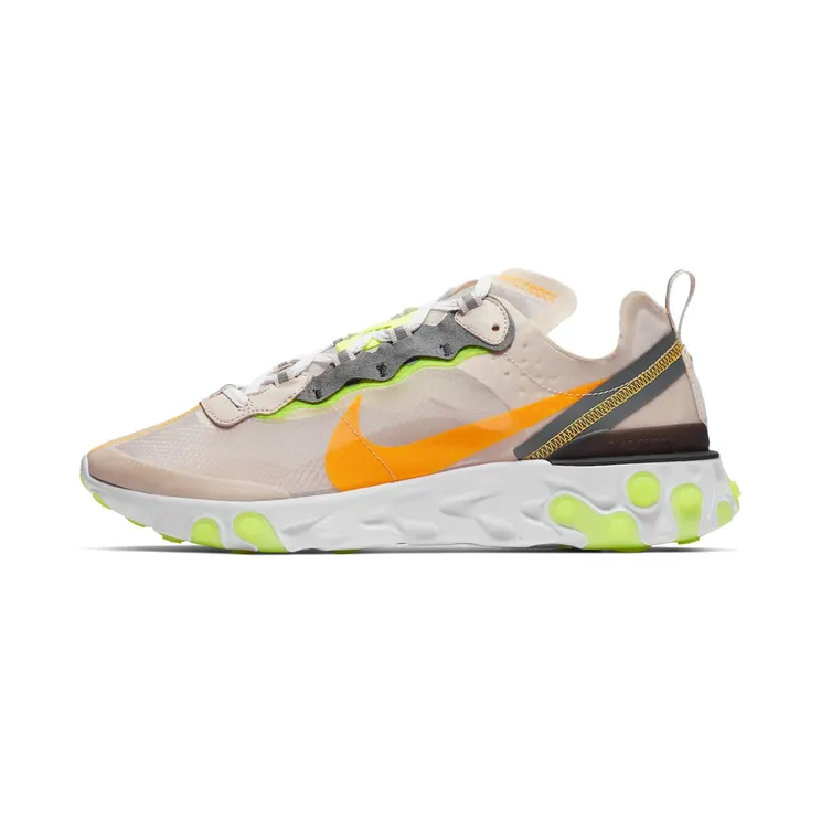 Nike React Element 87 Light Orewood Volt Glow (AQ1090-101)