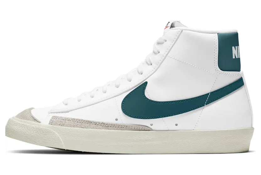 Nike Blazer Mid 77 Vintage White Dark Teal Green (BQ6806-112)