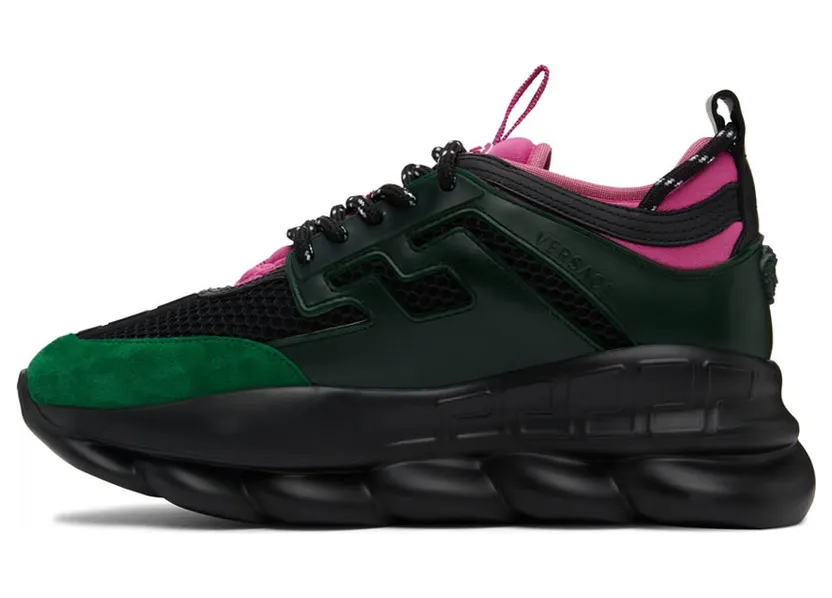 Versace White Chain Reaction Sneakers (DSU7071E D7CTG) (3)