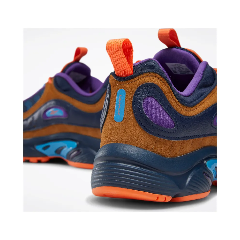Reebok Daytona DMX II Shoes Wild Brown / Regal Purple / Fiery Orange