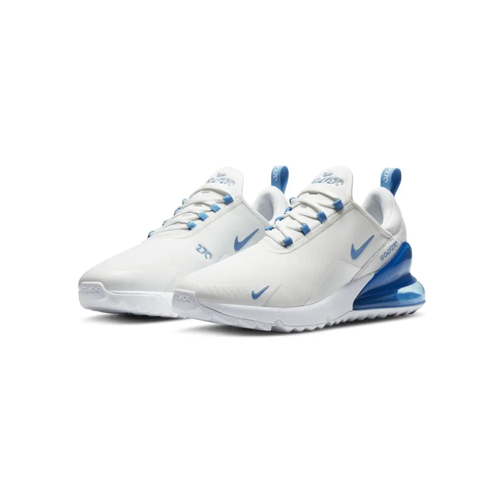 Nike Air Max 270 Golf White University Blue Metallic Summit White/White-University Blue-Coast (CK6483-101)