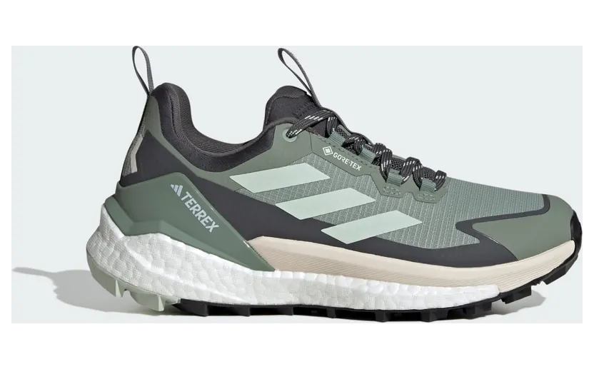 Adidas Terrex Free Hiker 2.0 Low GORE-TEX Hiking Silver Green / Linen Green / Grey Six (JI1869)