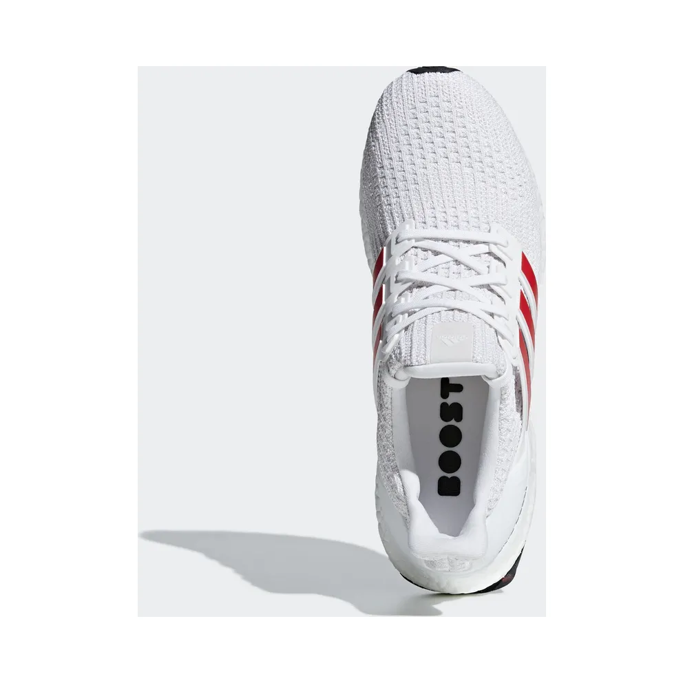 adidas Ultra Boost 4.0 Cloud White Active Red Cloud White/Active Red/Chalk White (DB3199)
