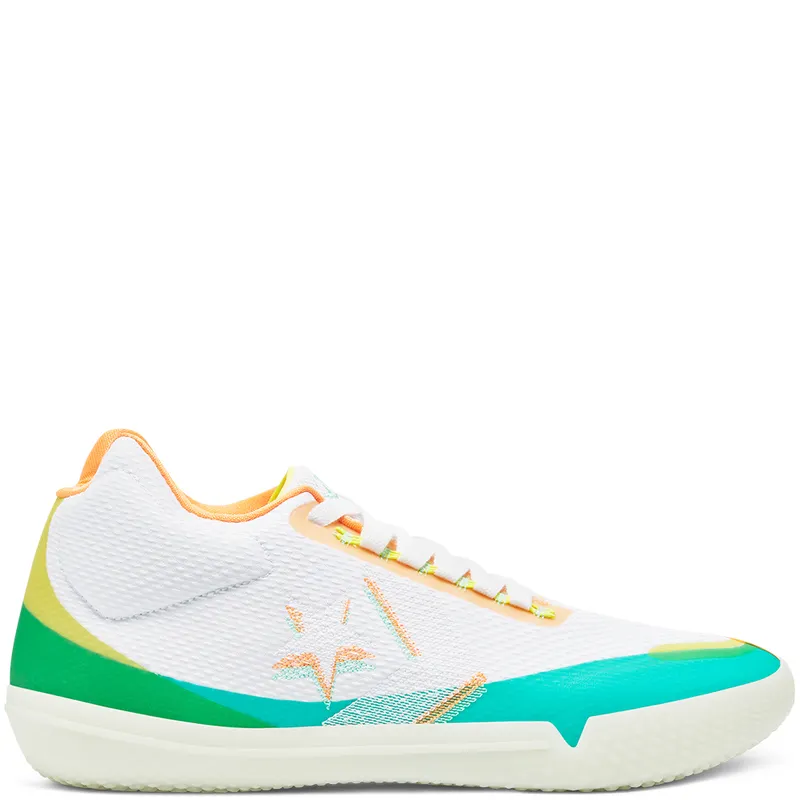 Converse All Star BB Evo Mid ‘Hi-Vis Collection – White Green Glow’ White/Green Glow/Fresh Yellow (169511C)