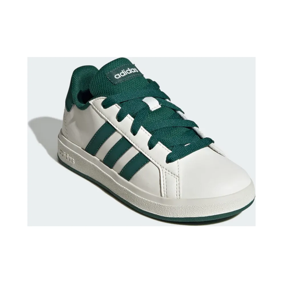 Adidas Grand Court Lifestyle Tennis Lace-Up Off White / Collegiate Green / Core Black (JQ0704)