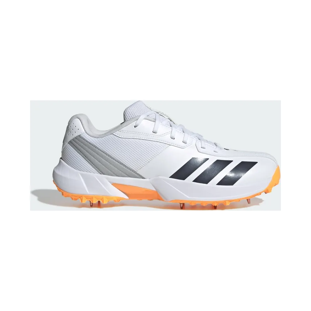 adidas 22yds Spike Cricket “Cloud White / Aurora Onix / Lucid Tangerine” (JQ8545)