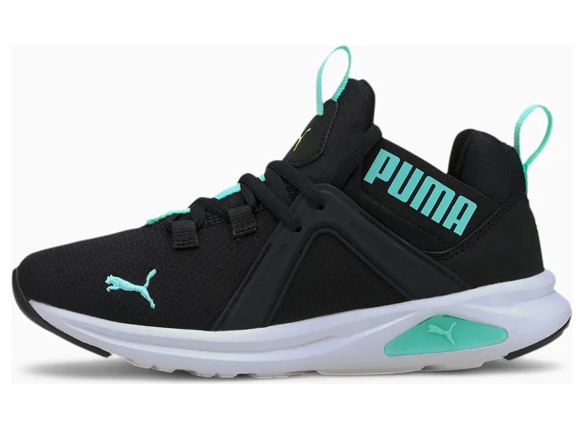 Puma Enzo 2 Glow Jugend Schwarz/Blau (193810-01)