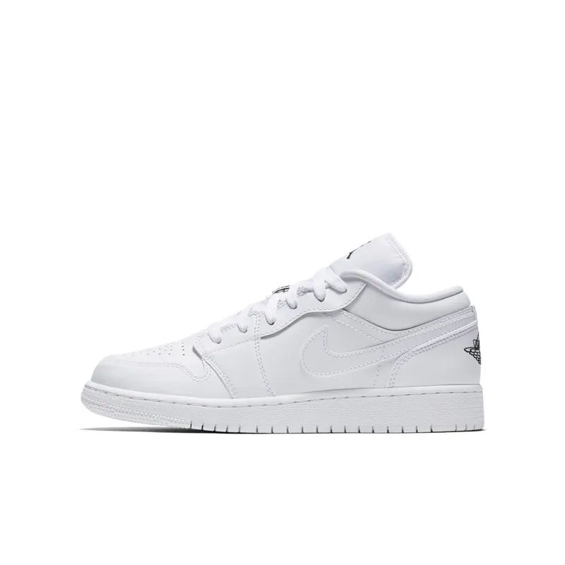 Jordan 1 Low White Black Wings White/White/Black (553560-101)