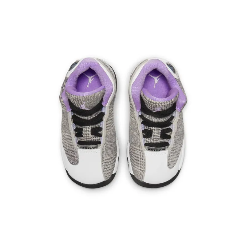Nike Jordan Baby White & Grey Jordan 13 Retro Houndstooth (DN3940-015)