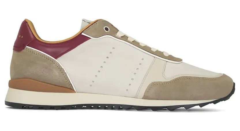 Rubirosa Joan sneakers met suède afwerking en vlakken – Beige (JOANBEIGEHE12)