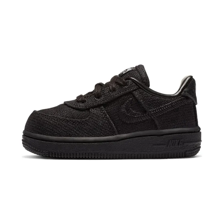 Nike Air Force 1 Low Stussy Black (TD) (DC8306-001)