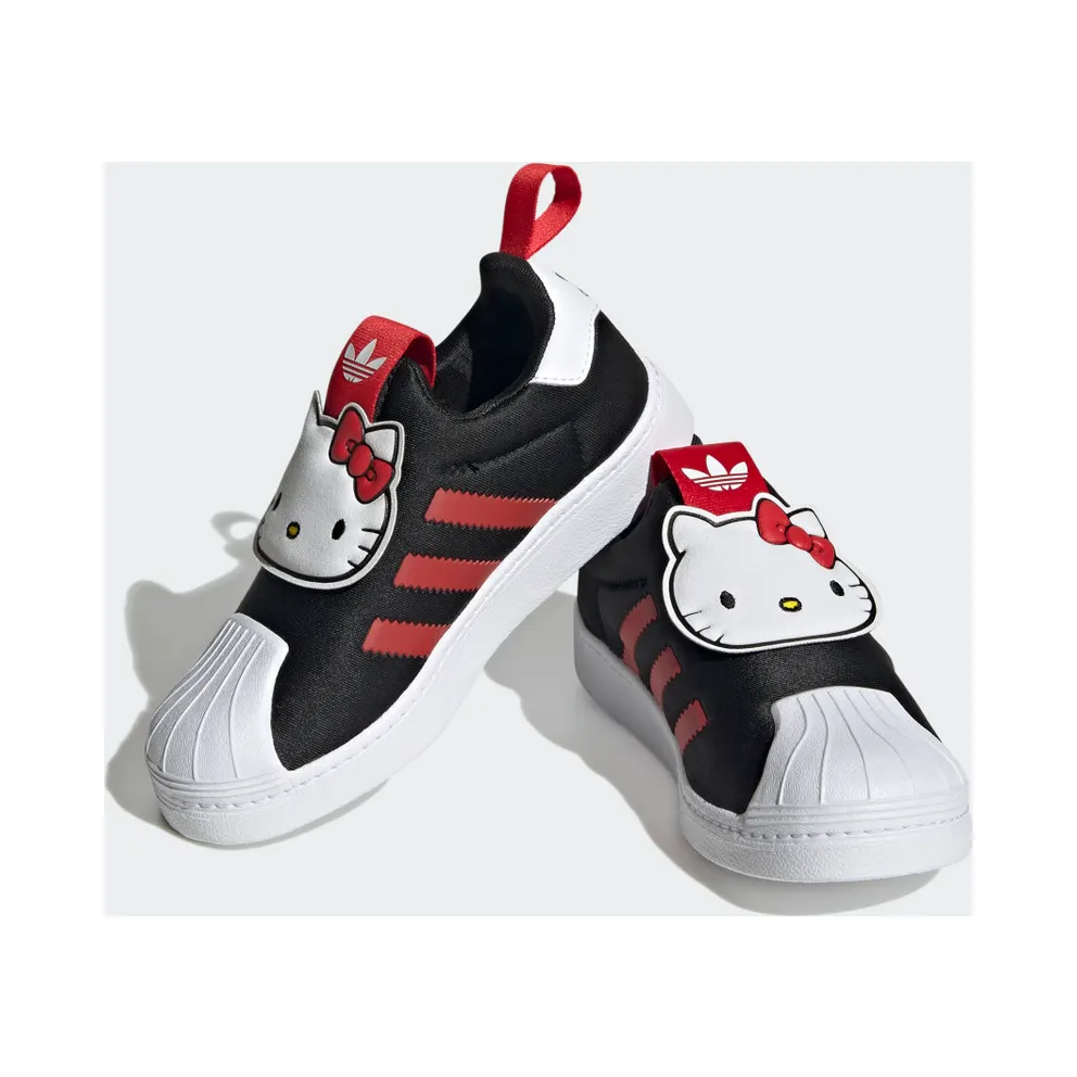 Adidas Superstar 360 Core Black / Vivid Red / Cloud White (HQ4093)