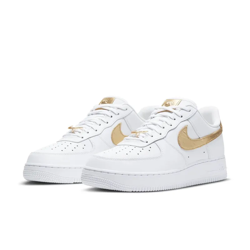 Nike Air Force 1 Low White Metallic Gold (2020) White/White-Metallic Gold (DC2181-100)