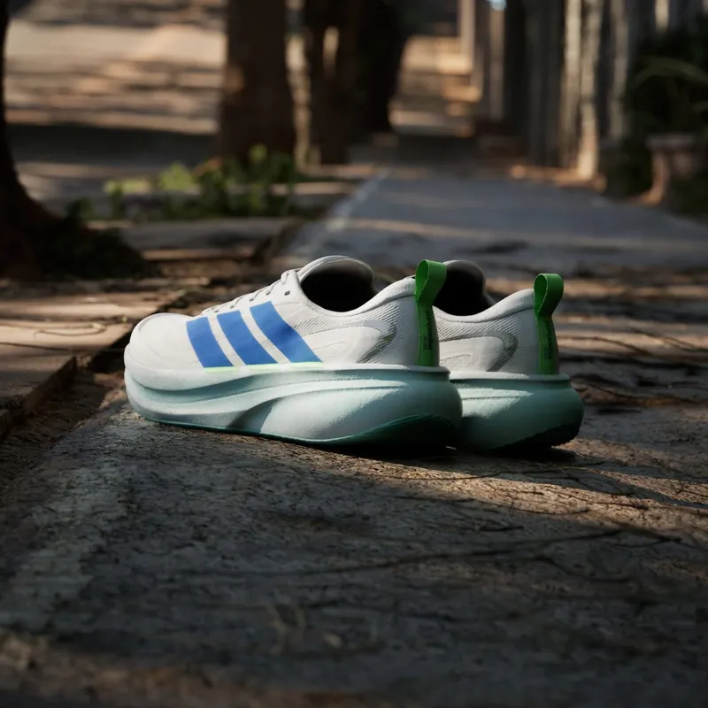 Adidas SUPERNOVA GLIDE M Running Shoes Cloud White / Blue / Lime Burst (KJ8758)